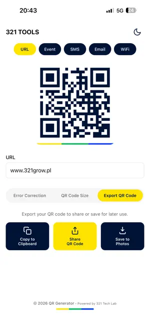 321 QR Code Generator screenshot 1