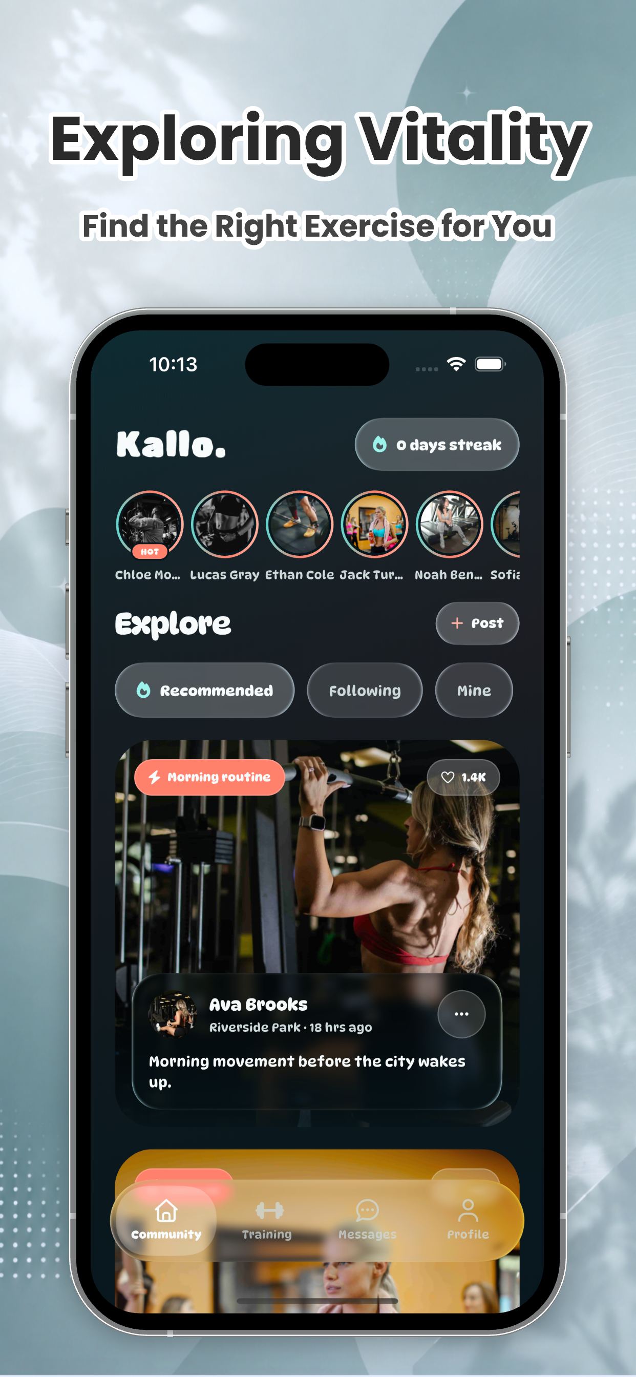 Kallo: Workout Plan & Buddy