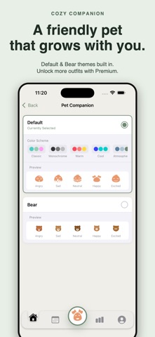 Cozy-Mood Tracker & Journal Screenshot 2 of 5
