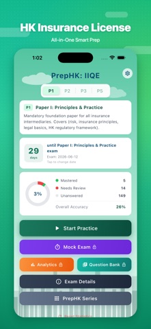 PrepLicense: HK Insurance Screenshot 1 of 8