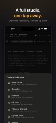 Screenplay Writer: Zen Writer screenshot 4