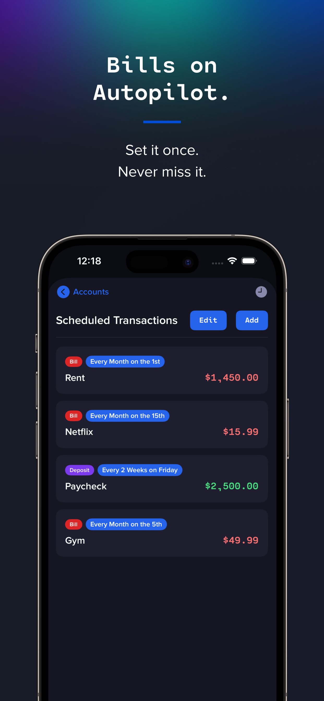 Basic Checkbook — Spending Log