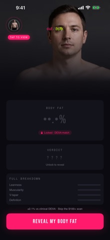Cut or Bulk: Body Fat Scan Screenshot 7 of 8