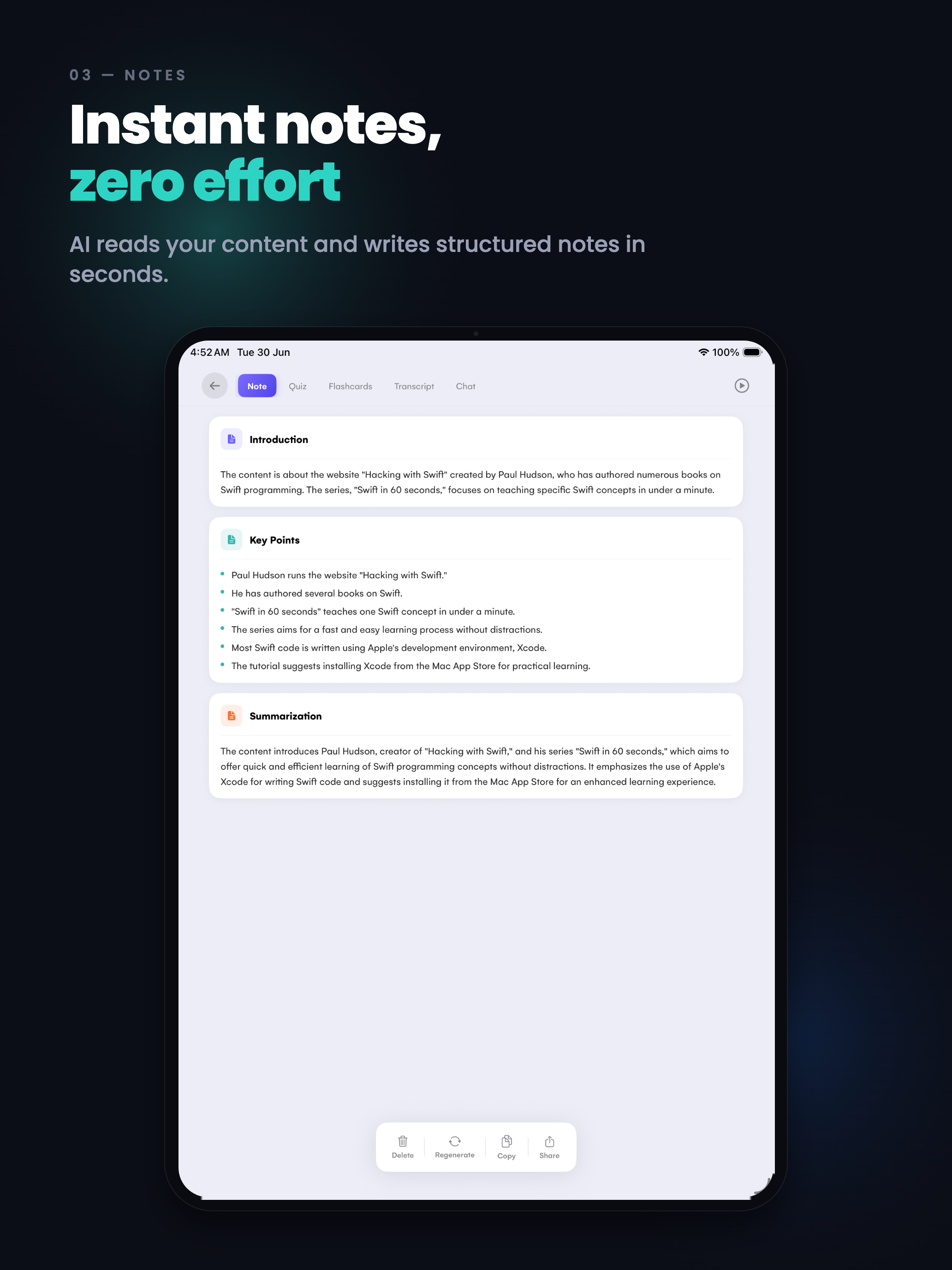 AI Notebook - Quiz LM & Notes screenshot 8