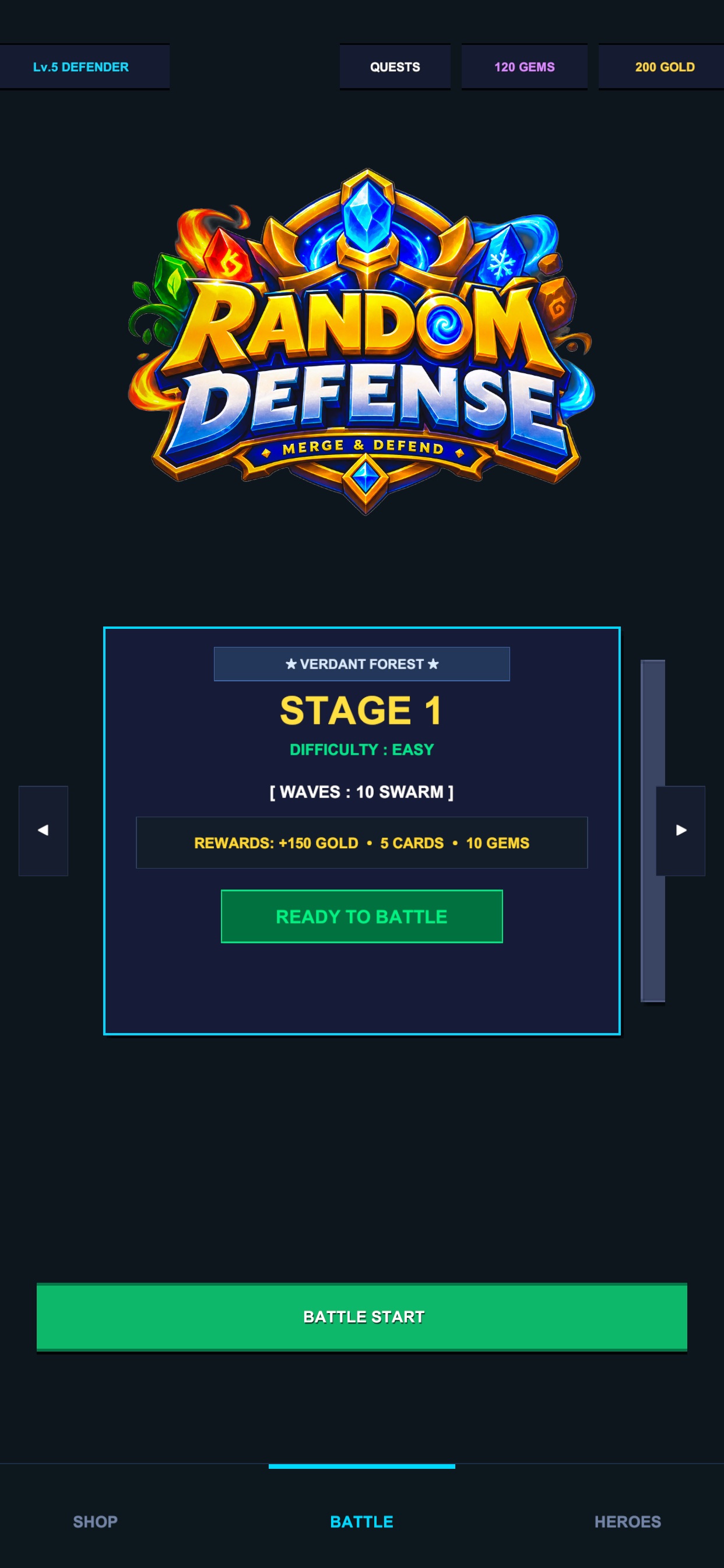 Screenshot 2 of Random Defense