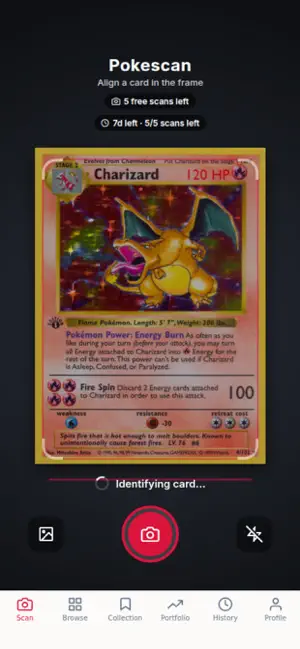 PokéScan: Card Price Scanner screenshot 1
