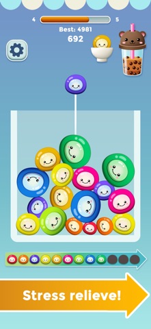 Boba Tea Merge iPhone screenshot