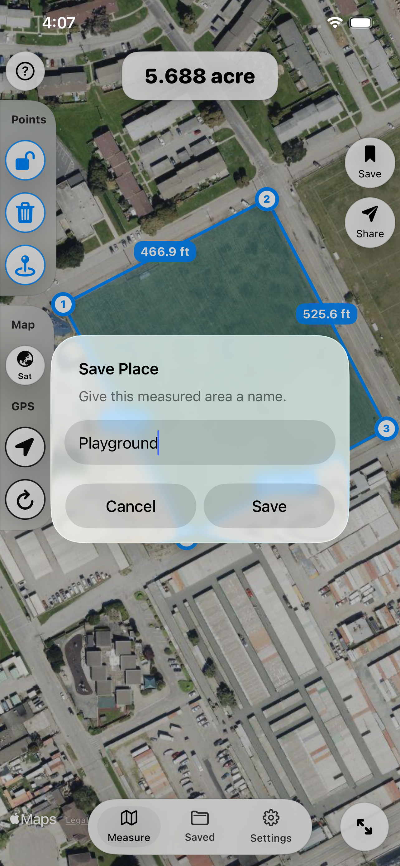 GPS Land Area Calculator screenshot 6