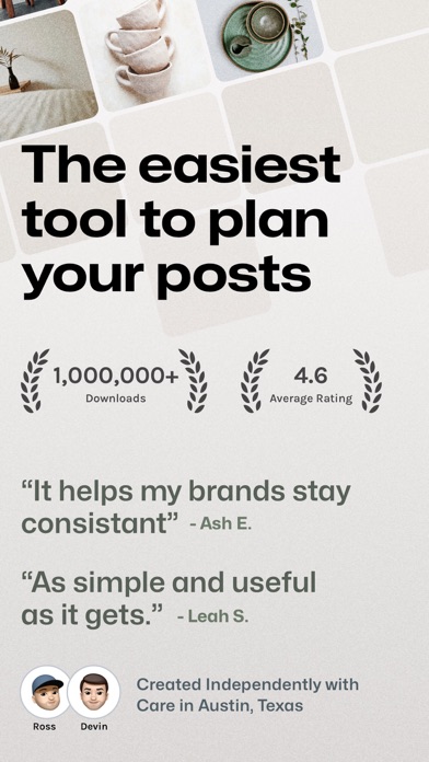 Screenshot 1 of Grid Layout & IG Feed Preview App