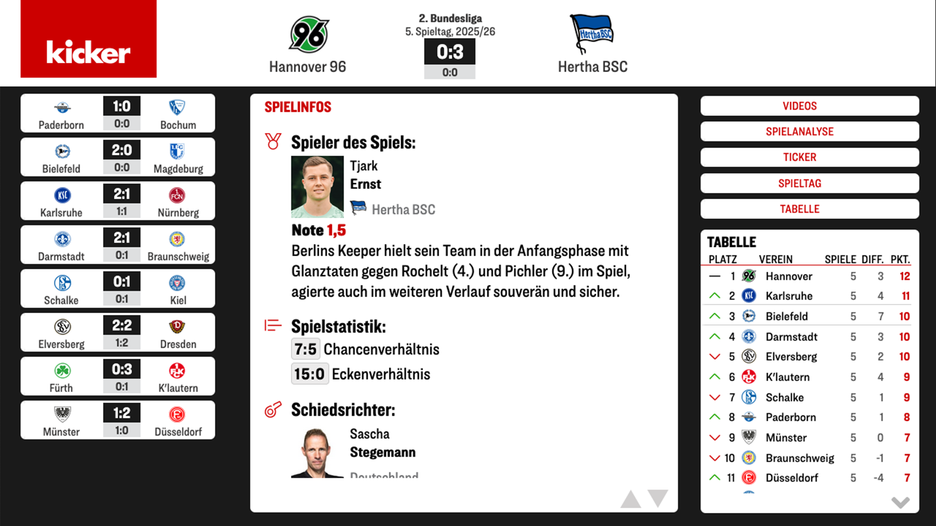 kicker Fußball News & Videos screenshot 3