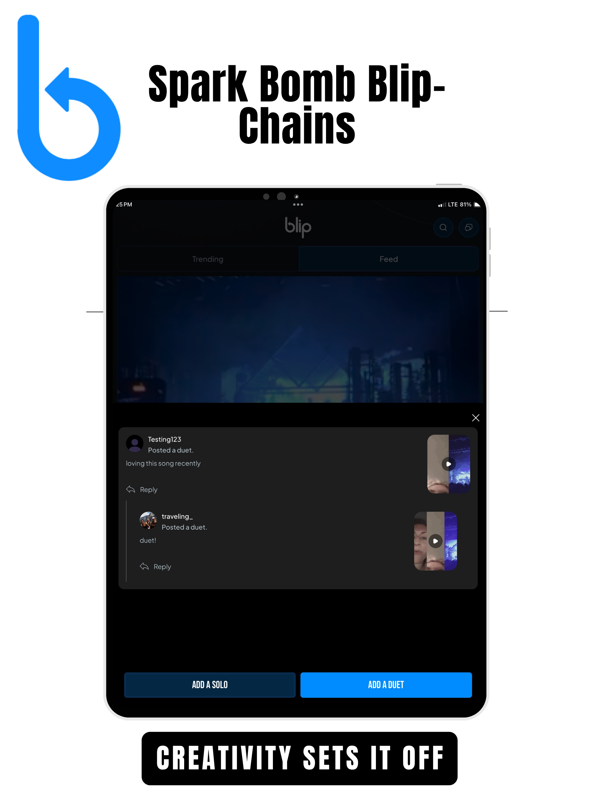 BLIP — Don’t just post. Host. screenshot 10