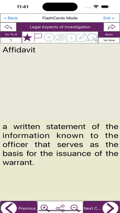 Legal Investigation techniques Screenshot