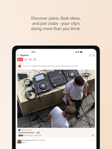 Butter: the IRL app iPad screenshot 1