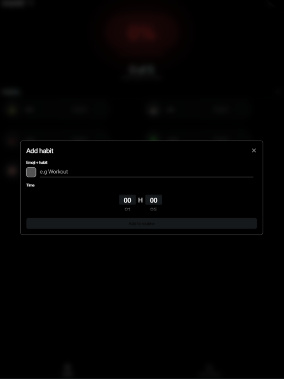 Habit Tracker - monk! iPad screenshot 2 - Productivity app