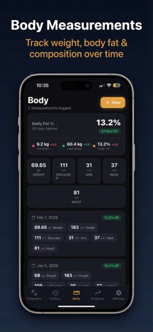 GainScope - Gym Tracker Screenshot 4 of 6