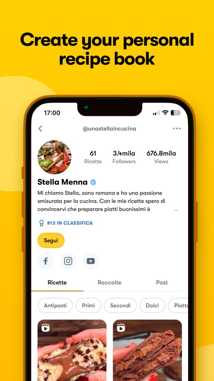 Al.ta Cucina: social recipes! screenshot-3