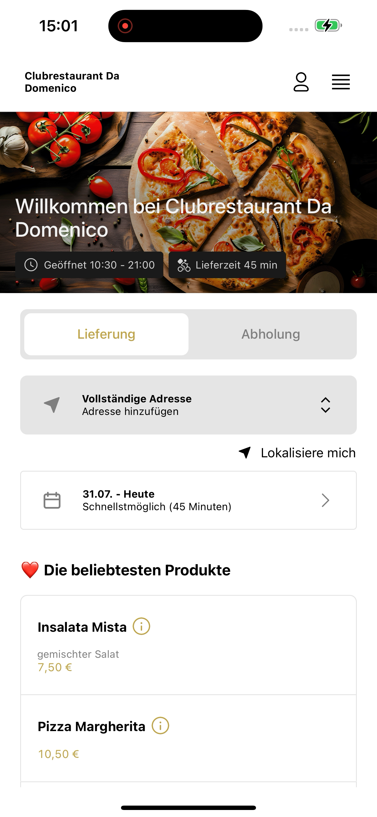 Clubrestaurant Da Domenico screenshot 6