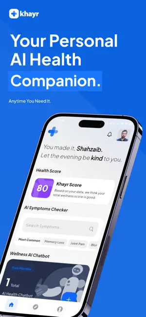 Khayr – AI Health Companion screenshot 1