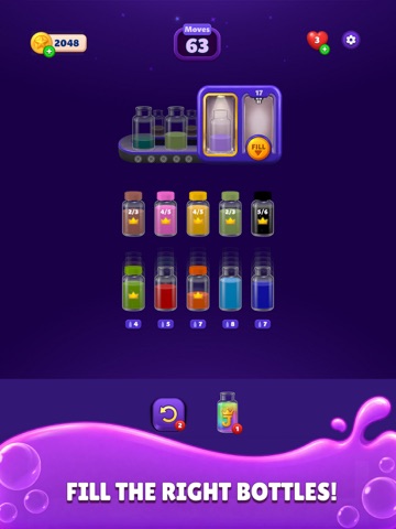 Juice Sorter: Sort Water iPad screenshot