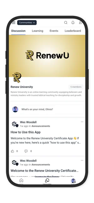 Renew University Certificate screenshot 1