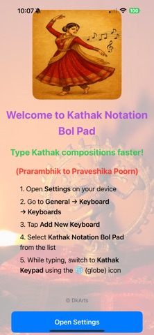Kathak Notation Bol Pad Screenshot 5 of 5