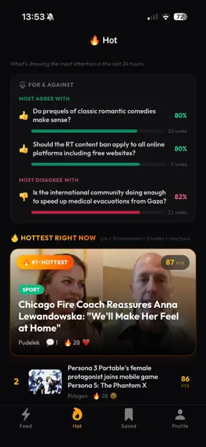 FlashFeed — stay ahead iPhone screenshot 2