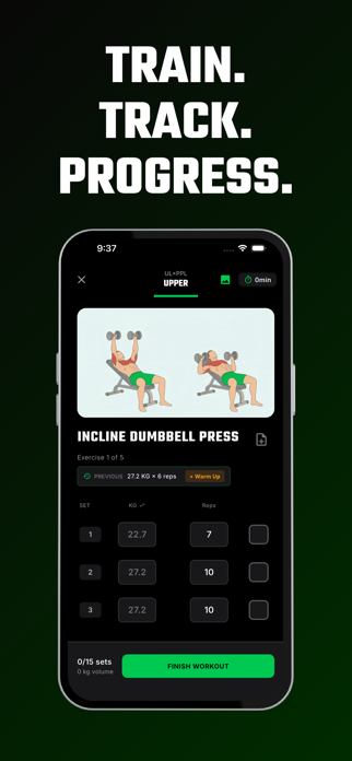 Hypertro: Workout Tracker Screenshot 1 of 5