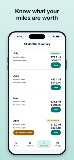 MileClerk: Mileage Tracker screenshot 4