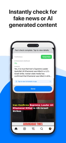 Verify Fact Checker screenshot