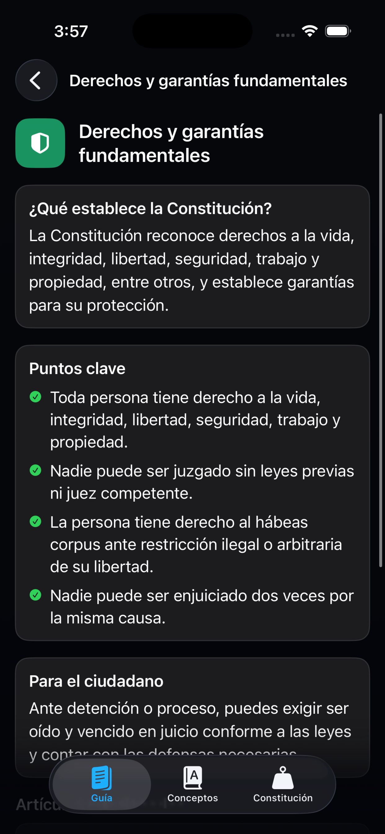 Constitucion El Salvador screenshot 8