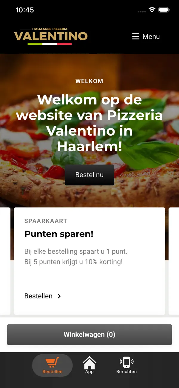 Screenshot #3 pour Pizzeria Valentino Haarlem