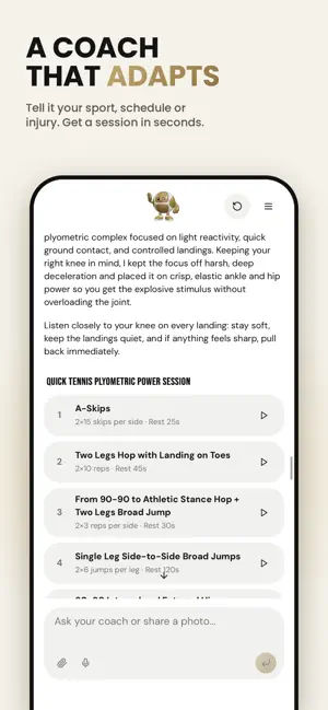 AthWay: Athlete Workout Plan screenshot 1