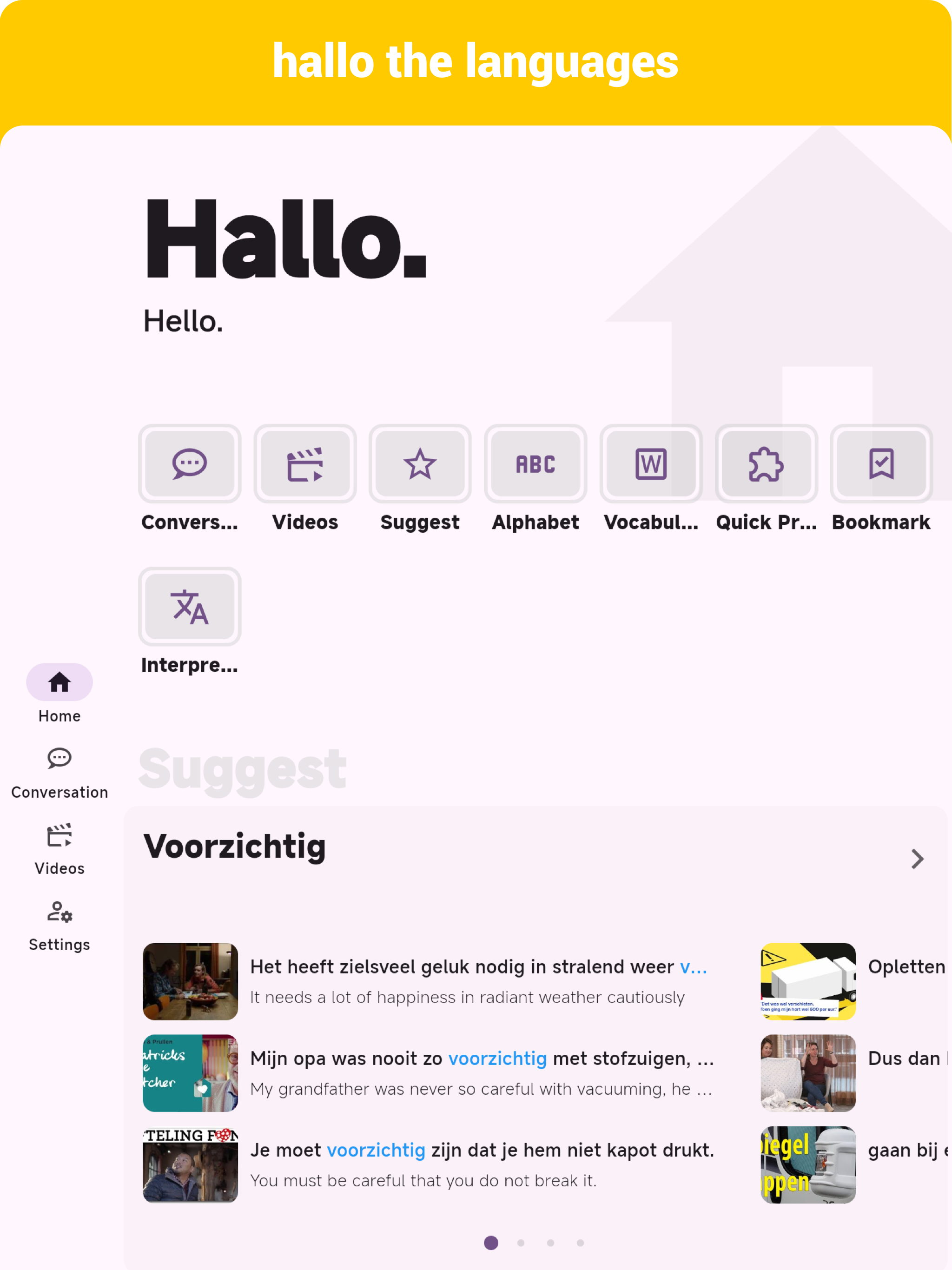 Dutch  - Listening Speaking