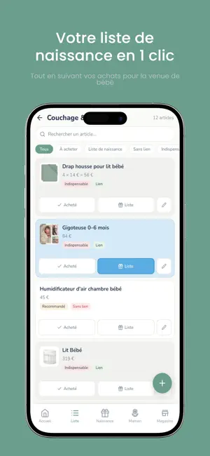 Nidoo - Liste de Naissance screenshot 3