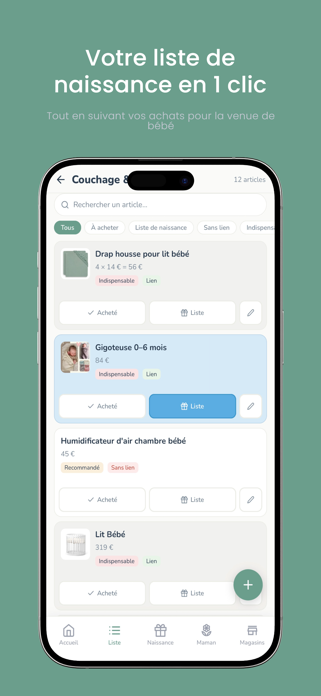 Nidoo - Liste de Naissance Screenshot 3 of 5