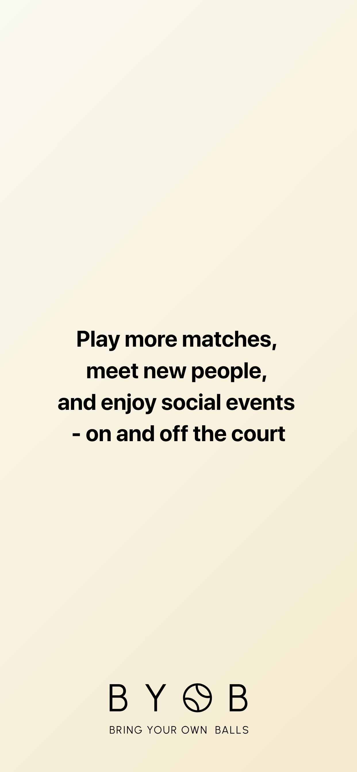 BYOB: Racquet Sports Community screenshot 5