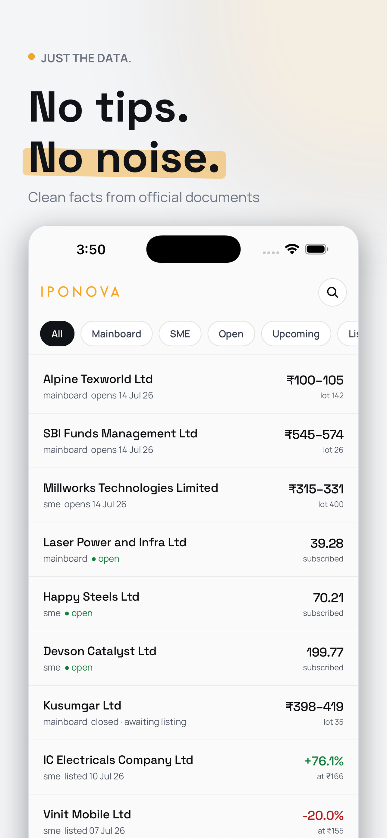 IPONOVA: IPO Tracker & Alerts screenshot 8