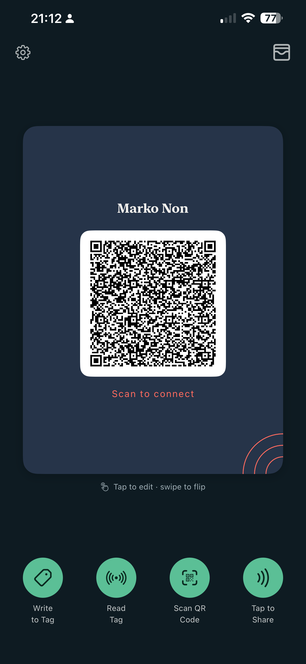 Tap2Card screenshot 2