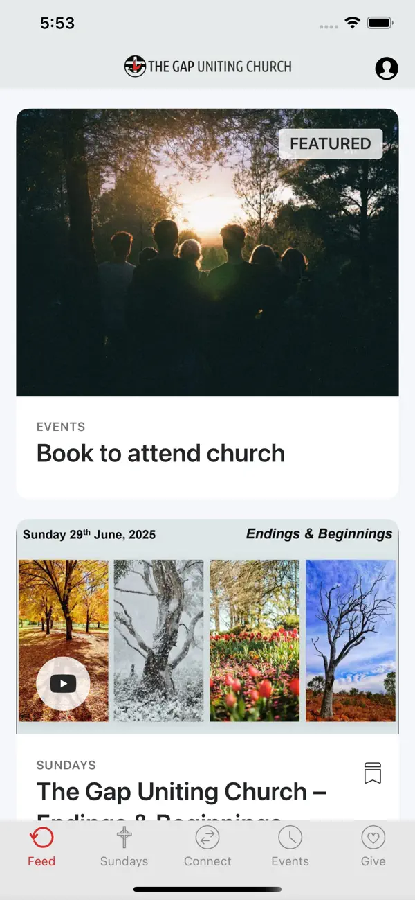 Screenshot #1 pour The Gap Uniting Church