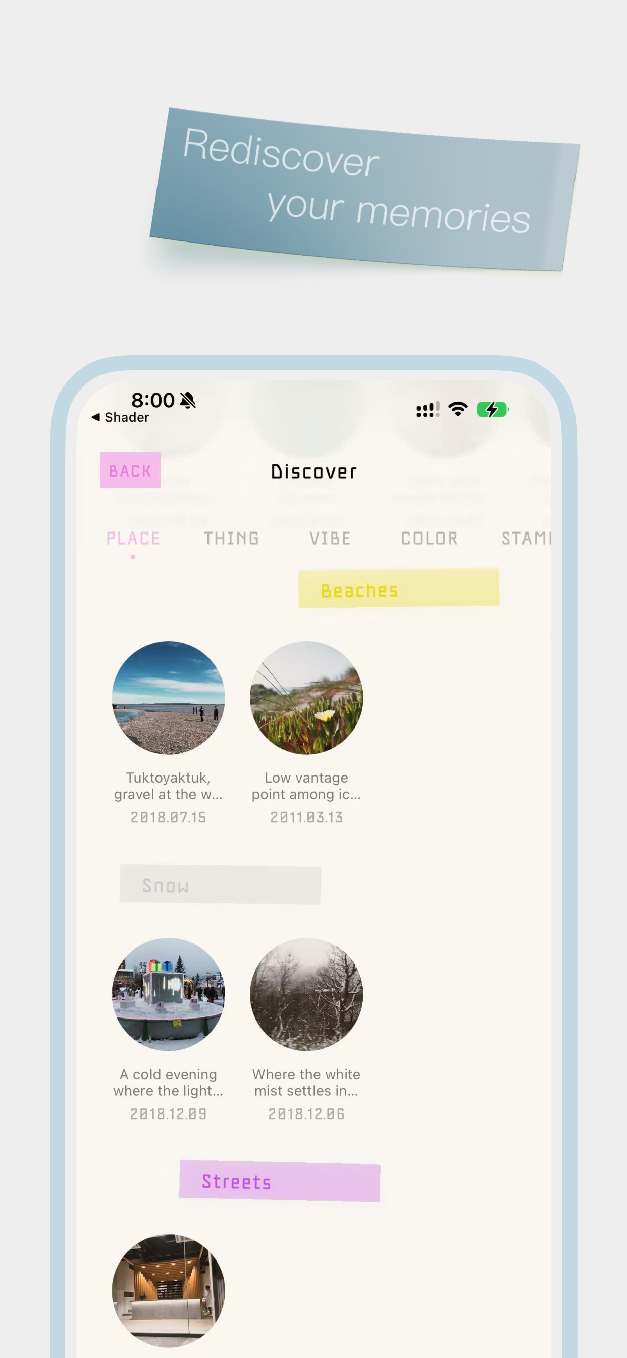 Dreamin: Postcard memories screenshot 4