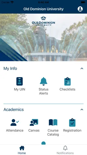 Old Dominion University Mobile screenshot 2