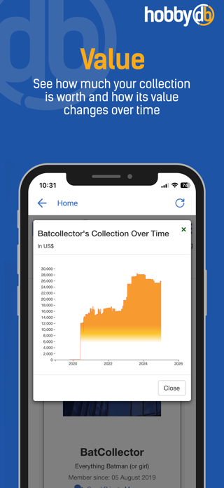 hobbyDB Collection Management Screenshot 7 of 8
