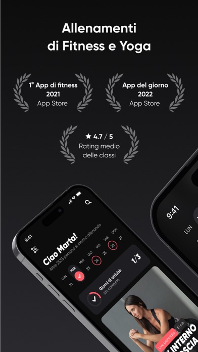 Screenshot #1 pour Buddyfit: Fitness & Yoga
