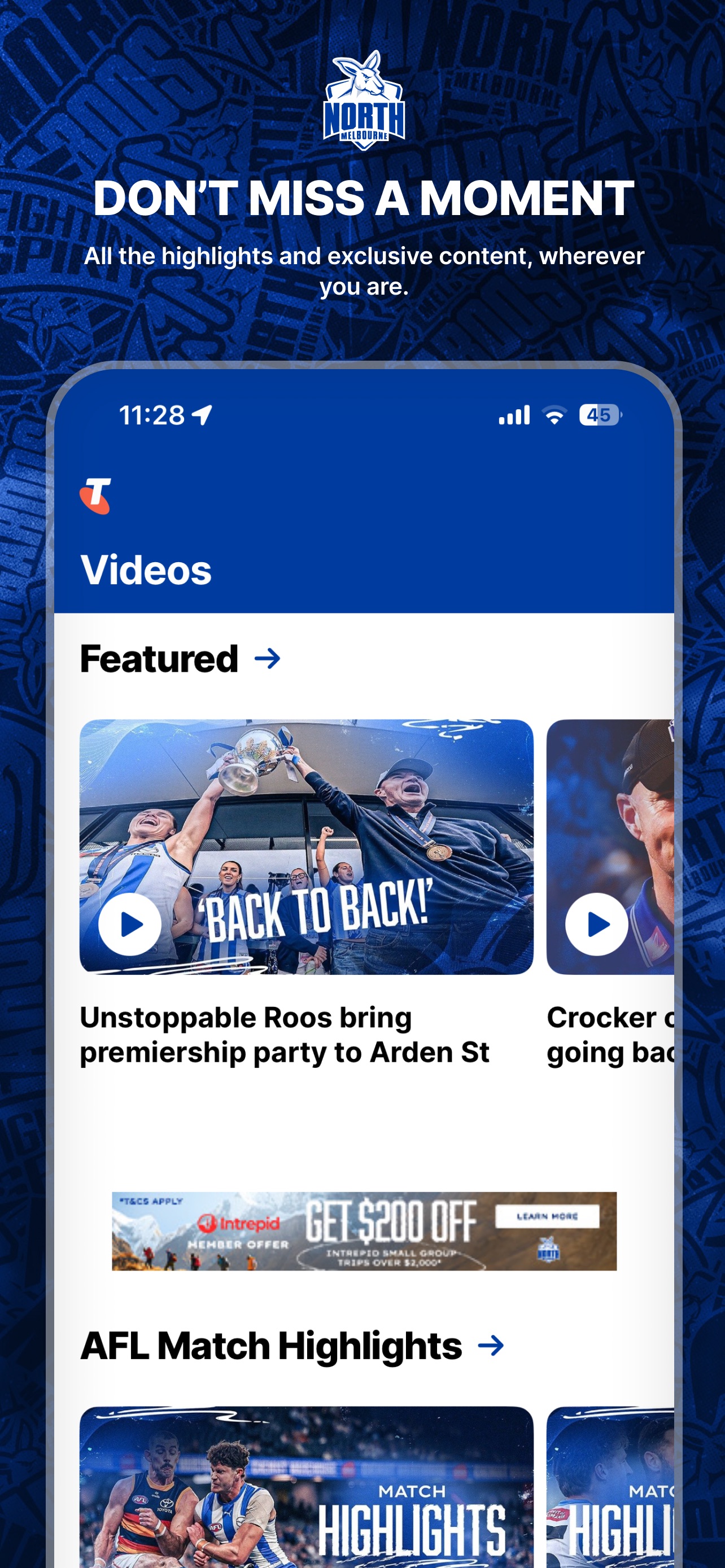 Screenshot 2 of North Melbourne Official App