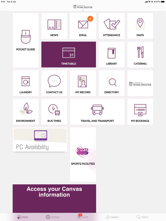 Screenshot #4 pour University of Winchester