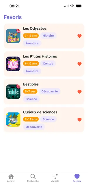 Pods4Kids : podcasts enfants screenshot 1