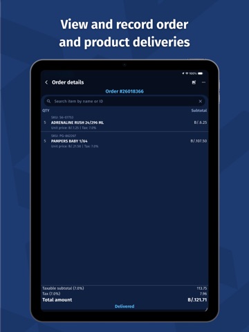 Route Assistant iPad screenshot