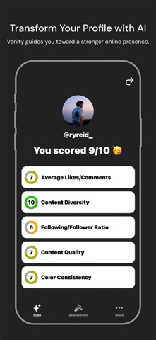 Vanity - Rate Your Insta screenshot