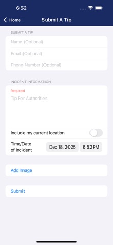 App screenshot