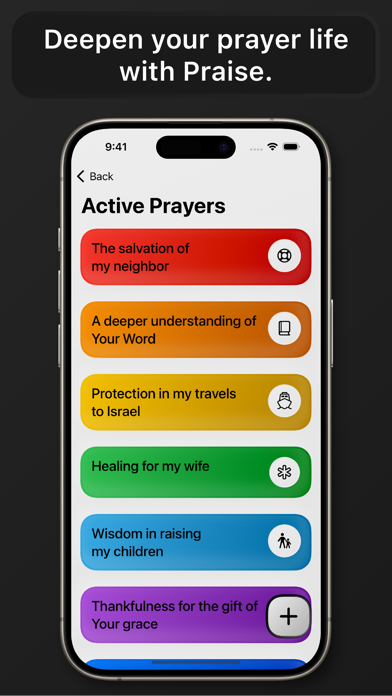 Prayer Organizer by Praise Screenshot